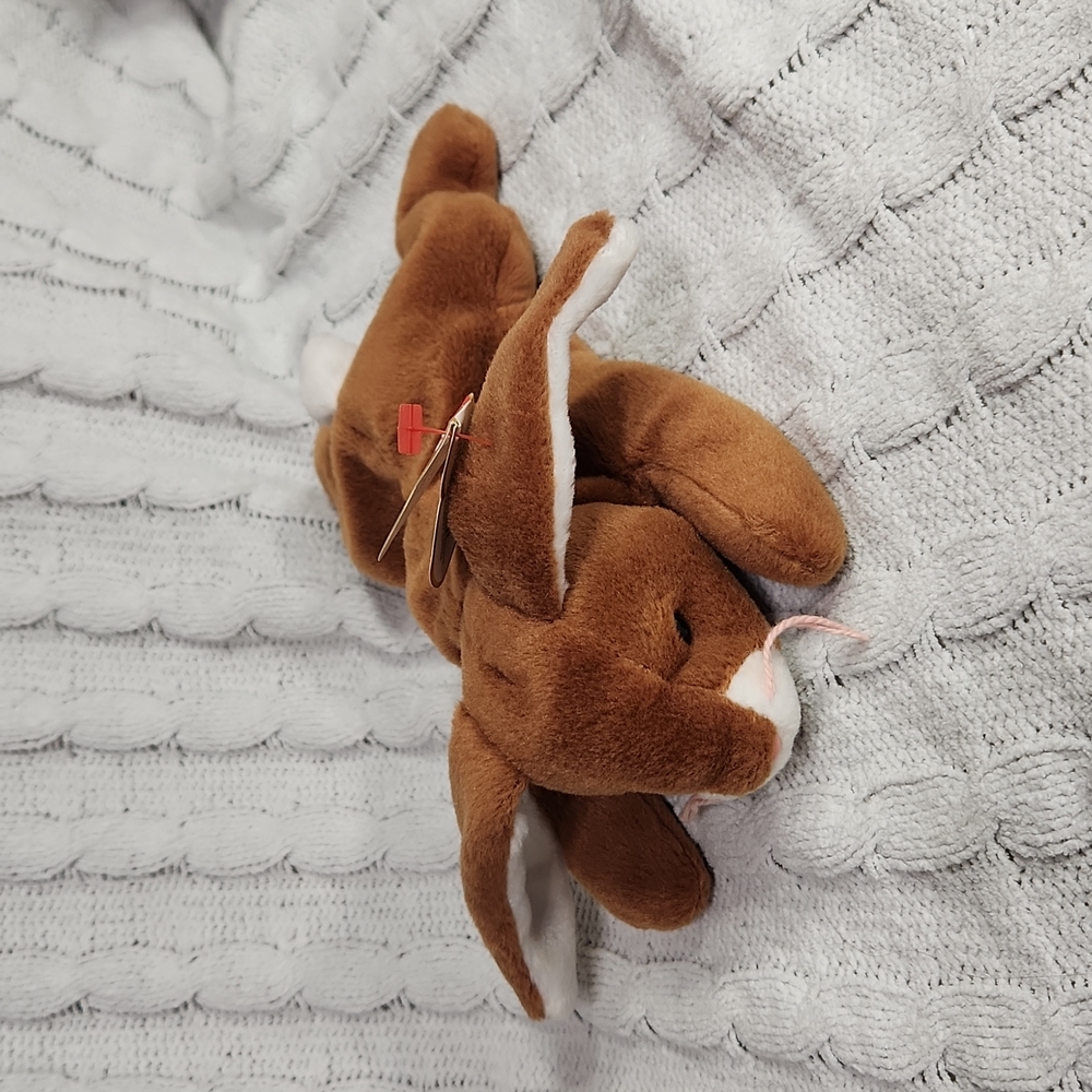 Vintage Ty Beanie Baby Original "Ears" Bunny 1995 P.V.C. Pellets